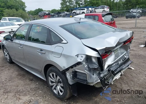 2025 Honda Civic Lx from USA, damaged, VIN 2HGFE2F27SH604760